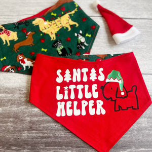 Bandana | Christmas | Santas Little Helper / Holiday Pups!