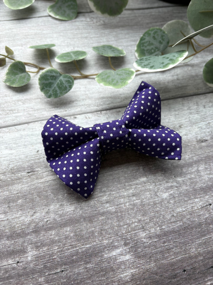 Bow Tie | Purple Polka