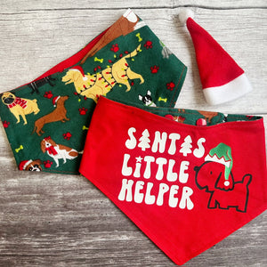 Bandana | Christmas | Santas Little Helper / Holiday Pups!
