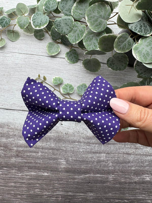 Bow Tie | Purple Polka