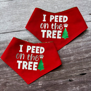 Bandana | Christmas | I Peed on the Tree