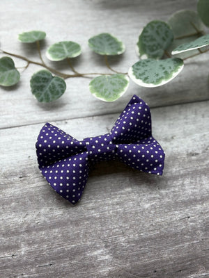 Bow Tie | Purple Polka