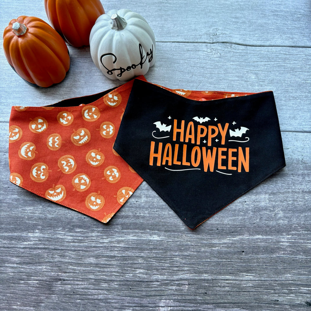 Bandana | HALLOWEEN | Happy Halloween / Glow in Dark Pumpkins