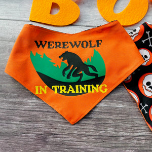 Bandana | HALLOWEEN | Werewolf in Training / Skulls