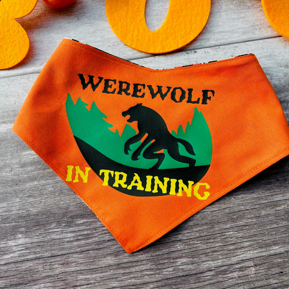 Bandana | HALLOWEEN | Werewolf in Training / Skulls