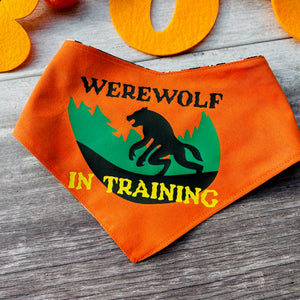 Bandana | HALLOWEEN | Werewolf in Training / Skulls