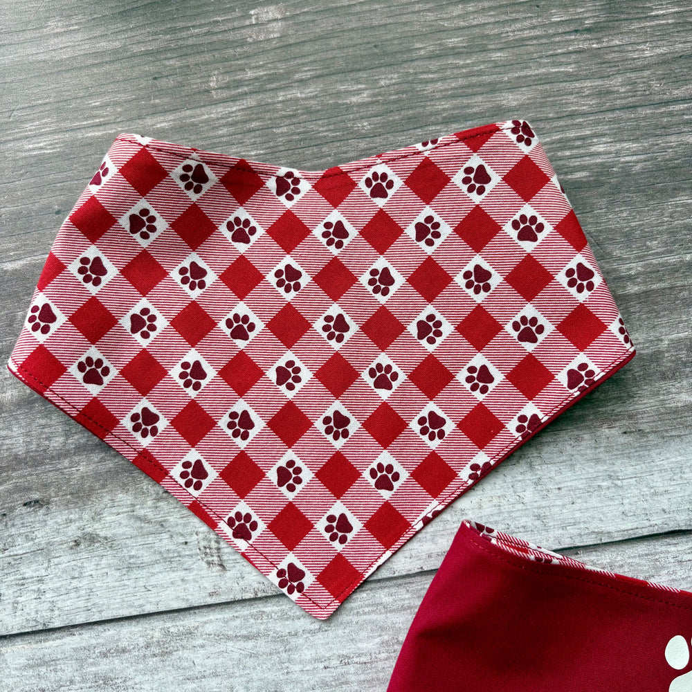 Bandana | Troublemaker / Plaid Paws