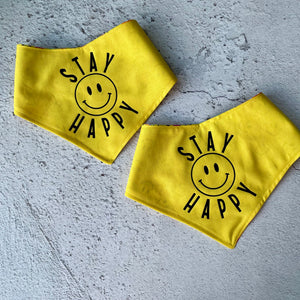 Bandana | Stay Happy / Smiley Faces