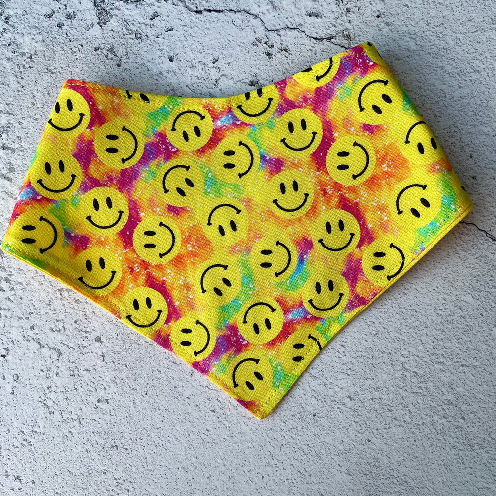 Bandana | Stay Happy / Smiley Faces