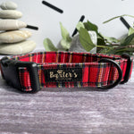 tartan dog collar