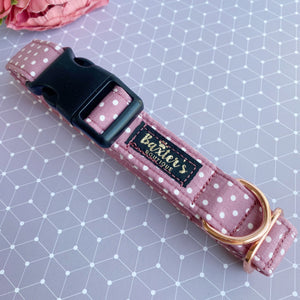 polka dot dog collar