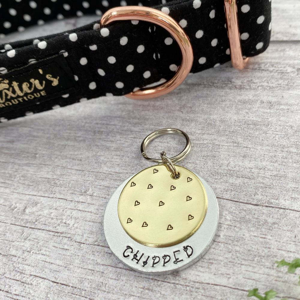 brass dog tag