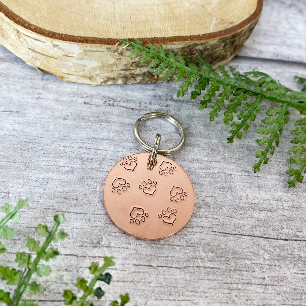 copper dog tag