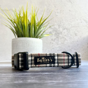 tartan dog collar