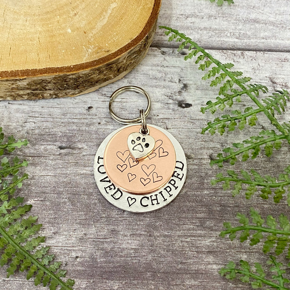 
            
                Load image into Gallery viewer, hand made dog tag
            
        