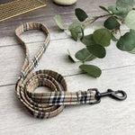 plaid dog leash