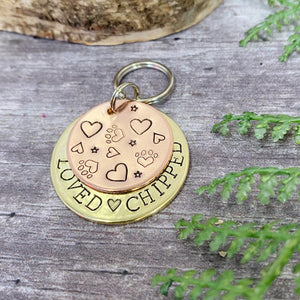 hand made dog tag