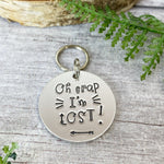 oh crap im lost dog tag