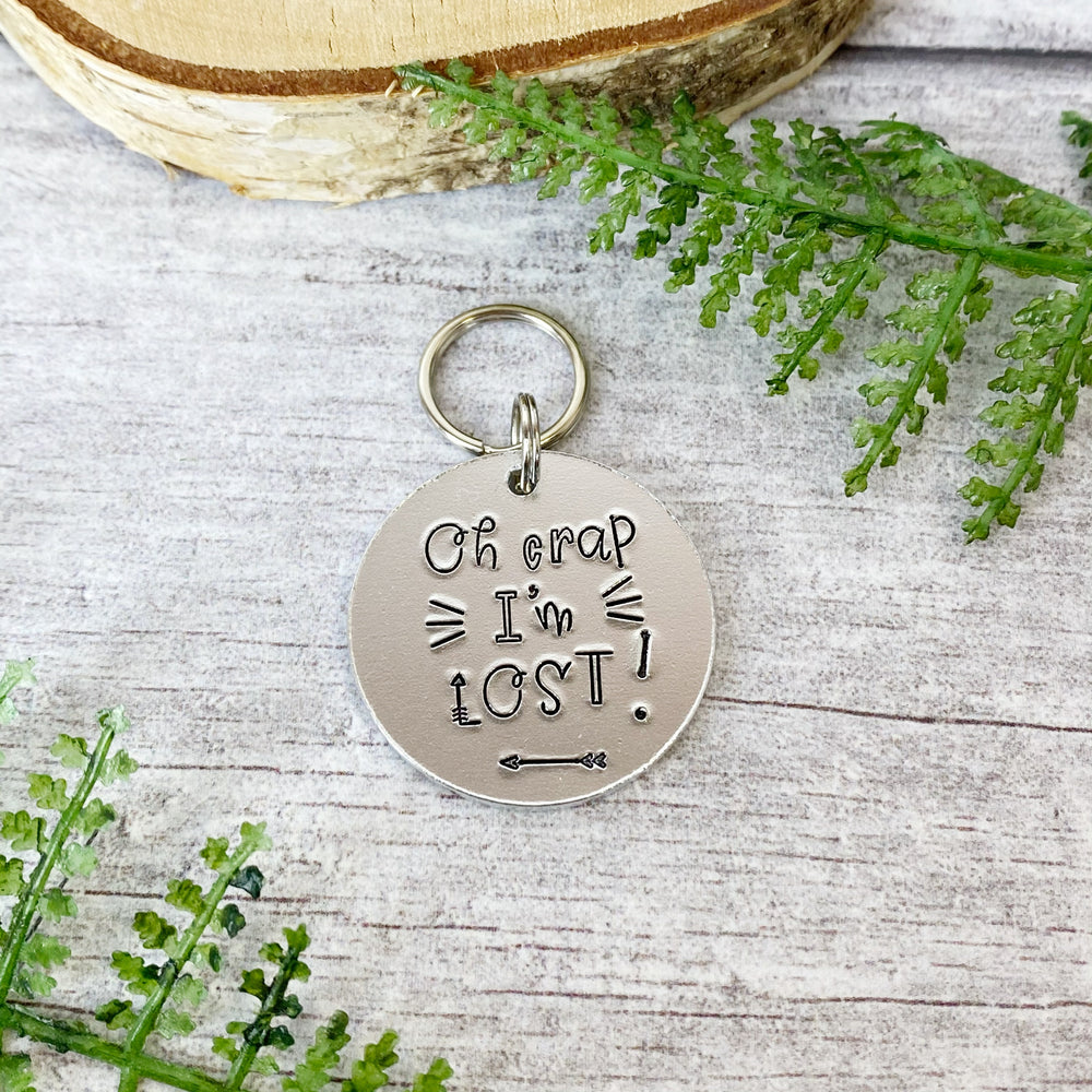 funny dog ID tag