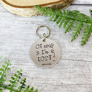 funny dog ID tag