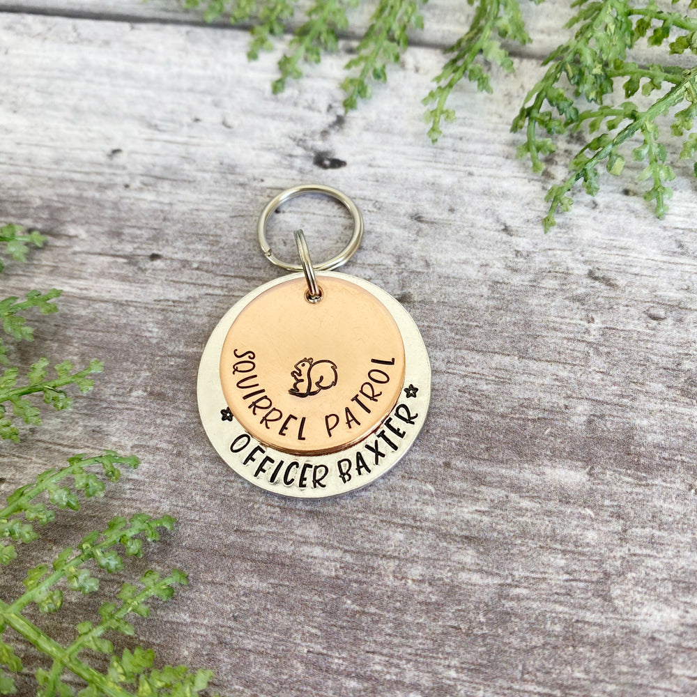 squirrel dog tag