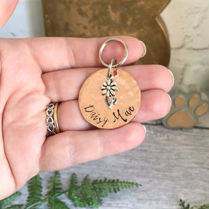 Dog ID Tag | Stemmed Daisy