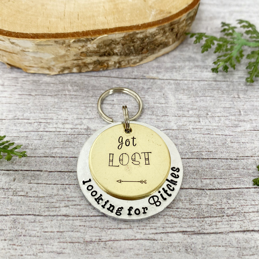 bitches dog tag