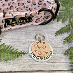 Cascading Hearts Dog Tag