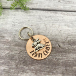 copper dog tag