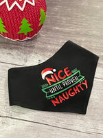 Bandana | Christmas | Nice Until Proven Naughty