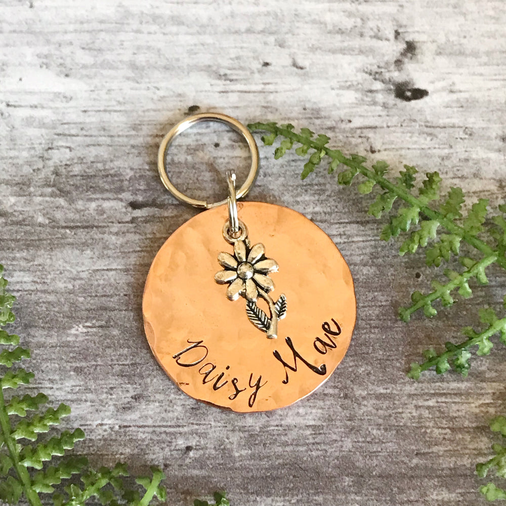 Dog ID Tag | Stemmed Daisy