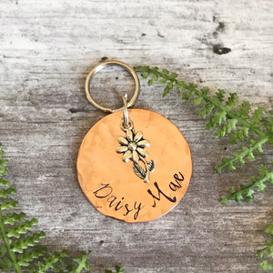 Dog ID Tag | Stemmed Daisy