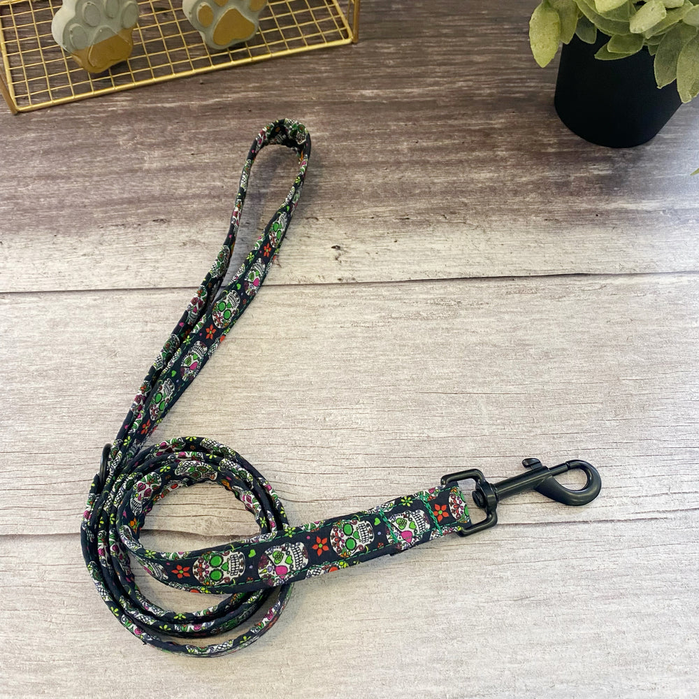 skull dog leash