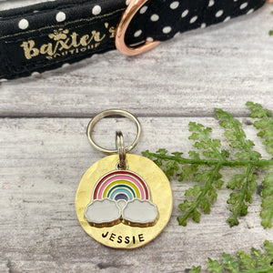 
            
                Load image into Gallery viewer, rainbow dog ID tag
            
        