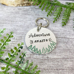 wanderlust dog tag