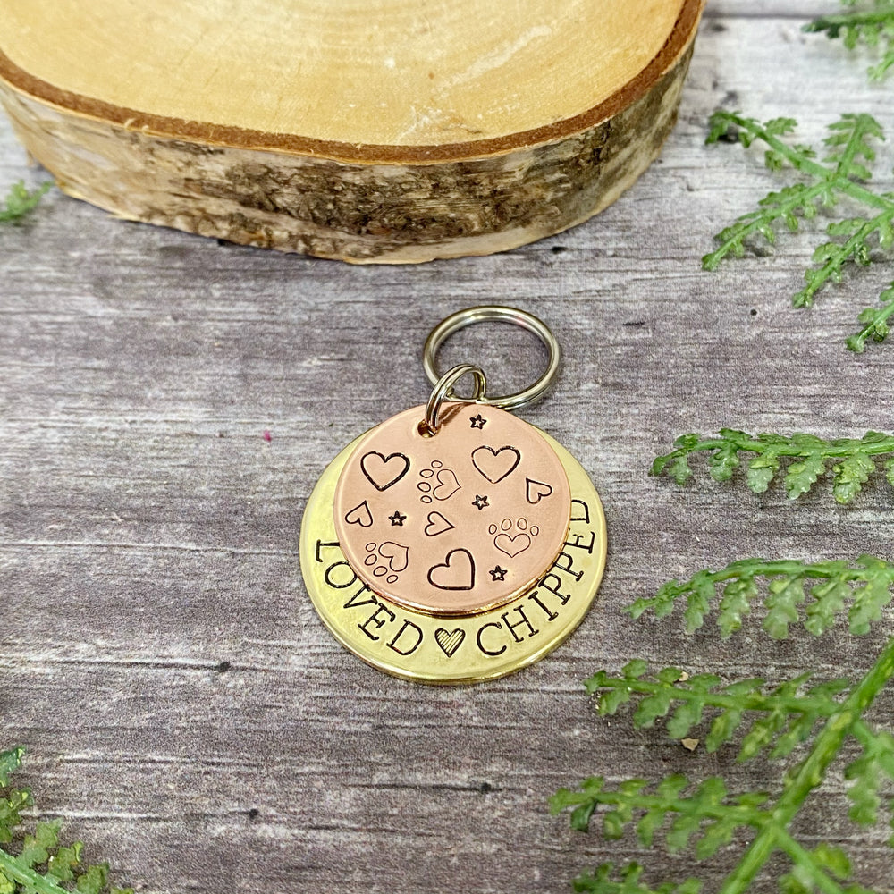 brass dog tag