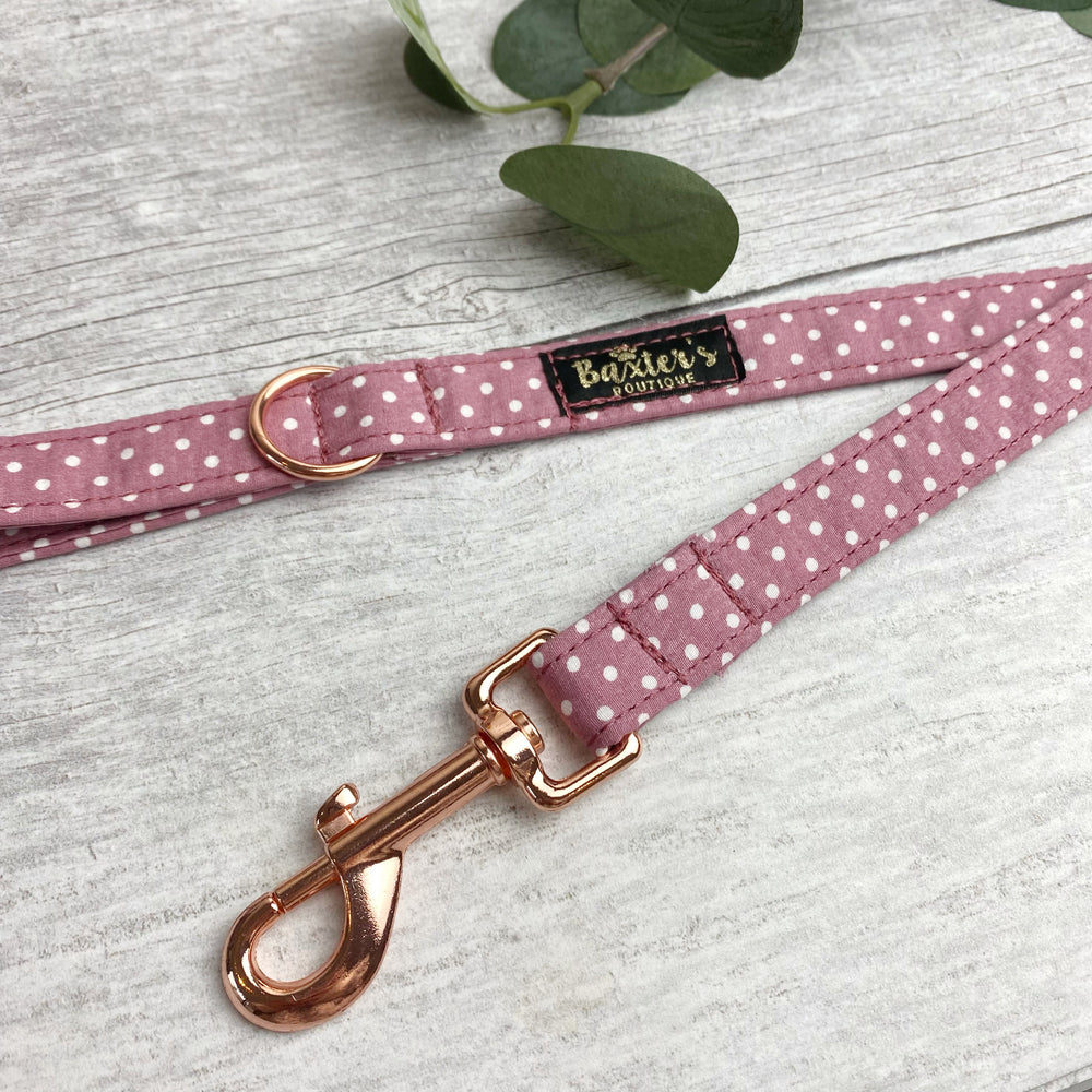 pink dog lead