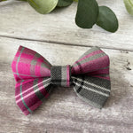 tartan dog bow