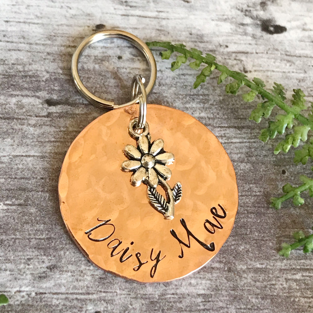 Dog ID Tag | Stemmed Daisy