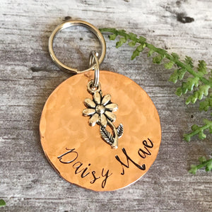 Dog ID Tag | Stemmed Daisy