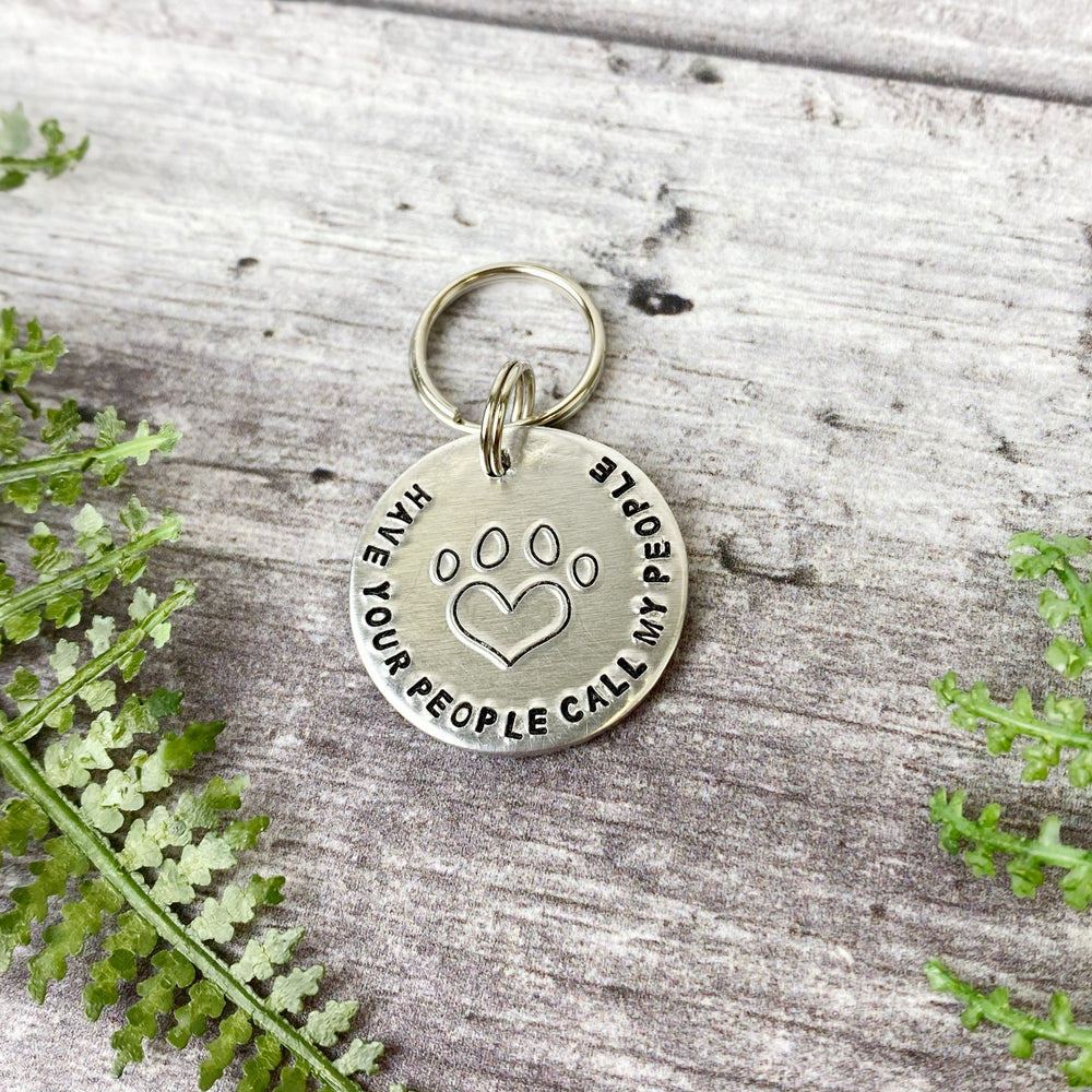 hand made dog tag