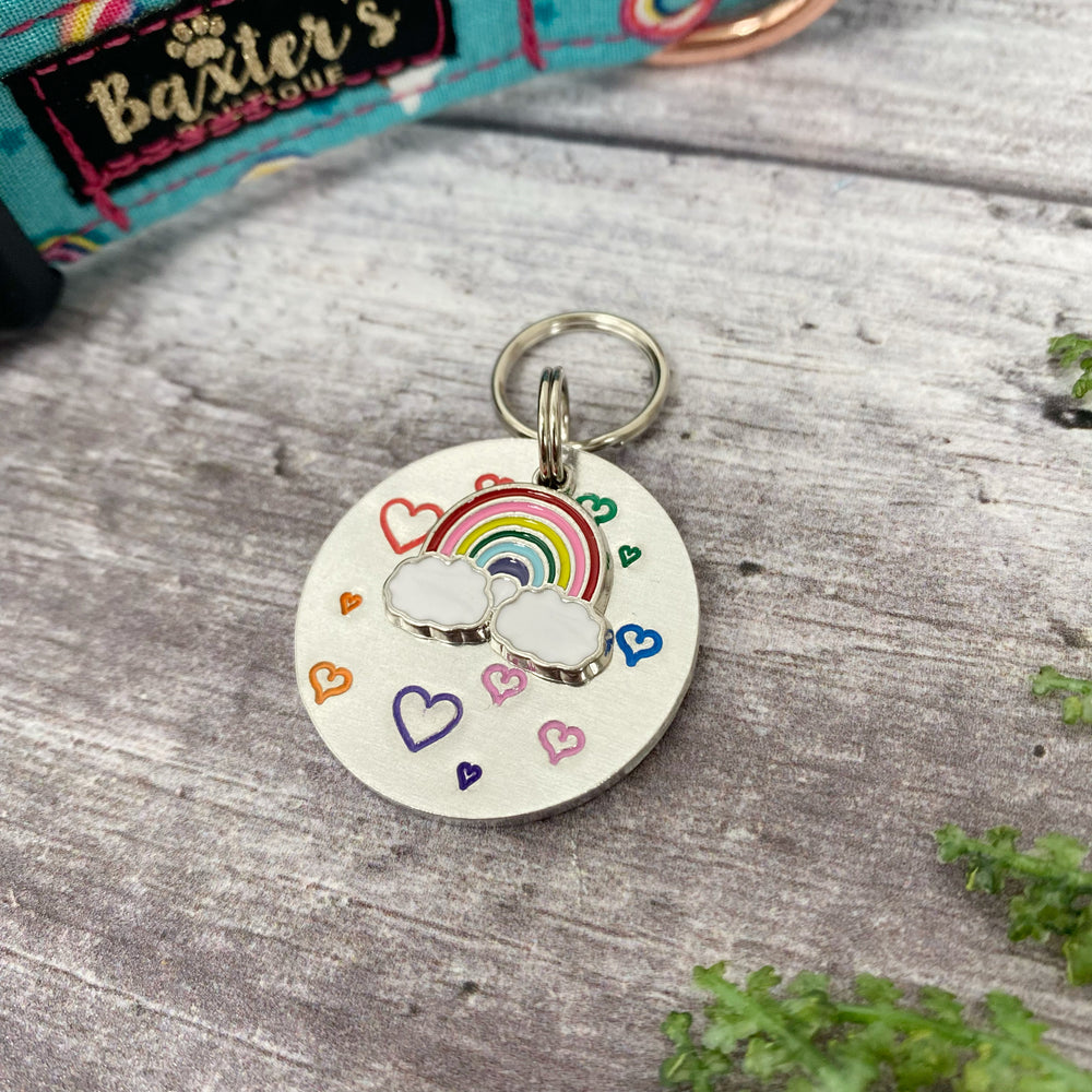 
            
                Load image into Gallery viewer, rainbow of love dog tag
            
        