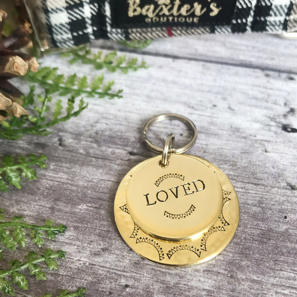 hand made dog tag