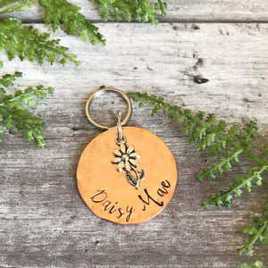 Dog ID Tag | Stemmed Daisy