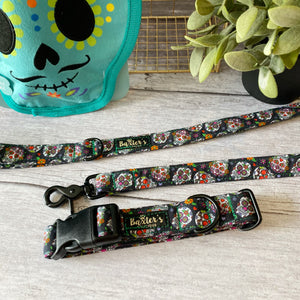 Candy Skull Collar and Lead set