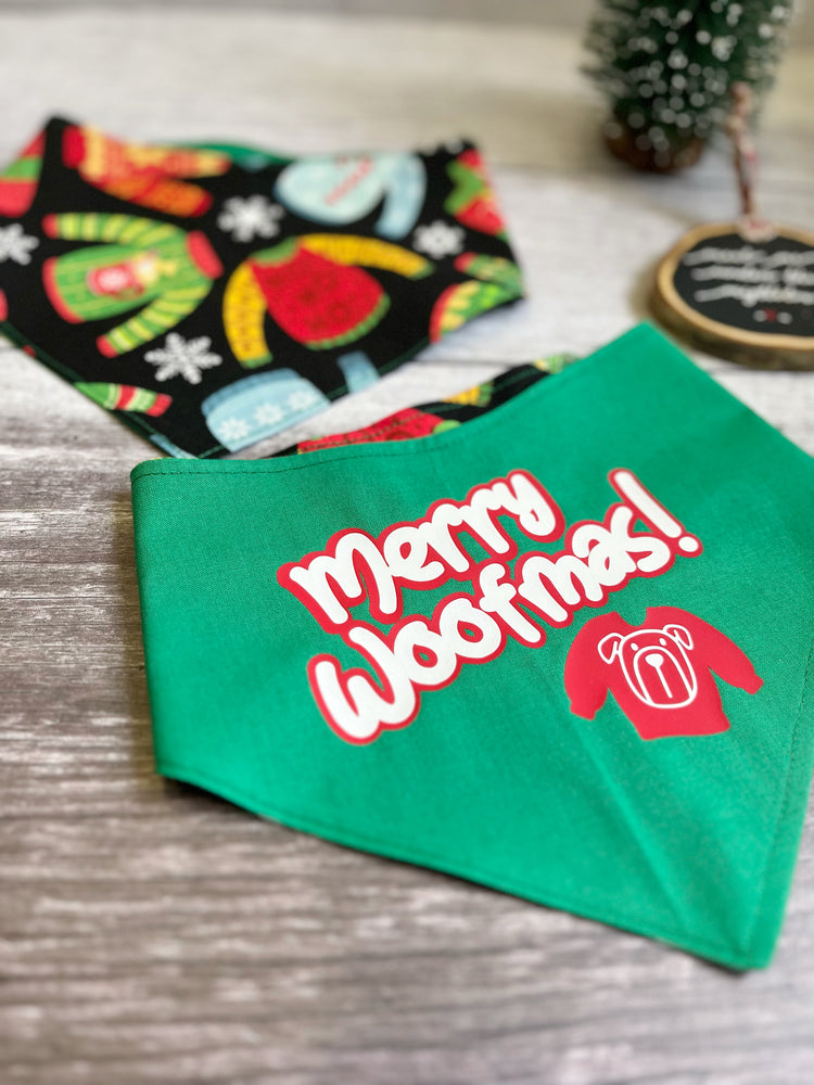 
            
                Load image into Gallery viewer, Bandana | Christmas | Merry Woofmas! / Christmas Jumpers
            
        