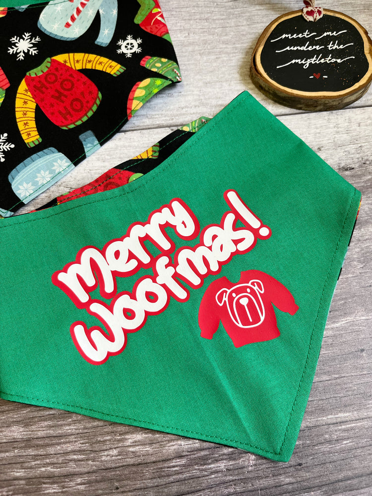 Bandana | Christmas | Merry Woofmas! / Christmas Jumpers