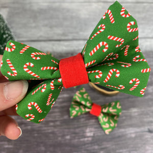 Candy Cane bow