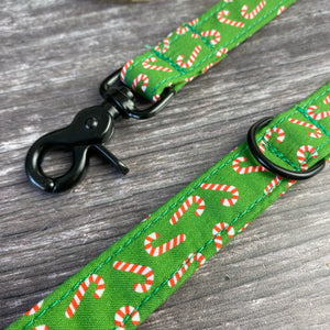 Candy Cane Dog Lead